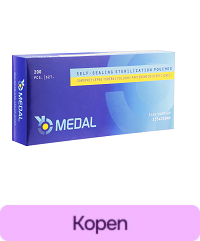 MEDAL autoclaaf sterilisatiezakken 135x250 mm (200 st.)